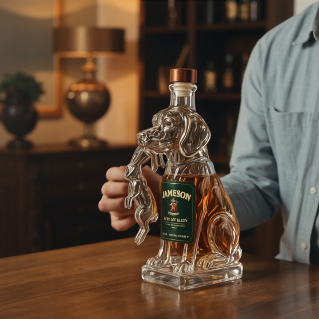 Botellas de whisky - Edición para perros
