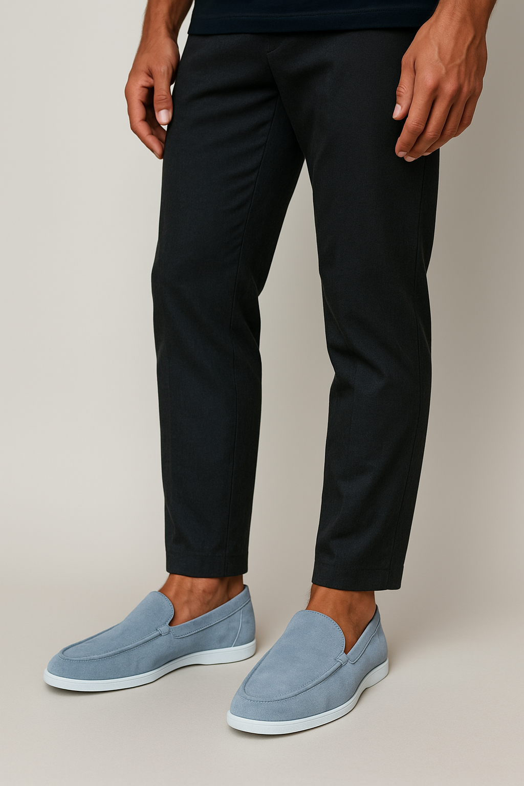 Mocasines de ante