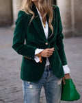 Blazer de terciopelo