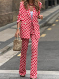 Conjunto de  traje estampado