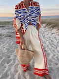 Conjunto holgado y pantalones de pierna ancha