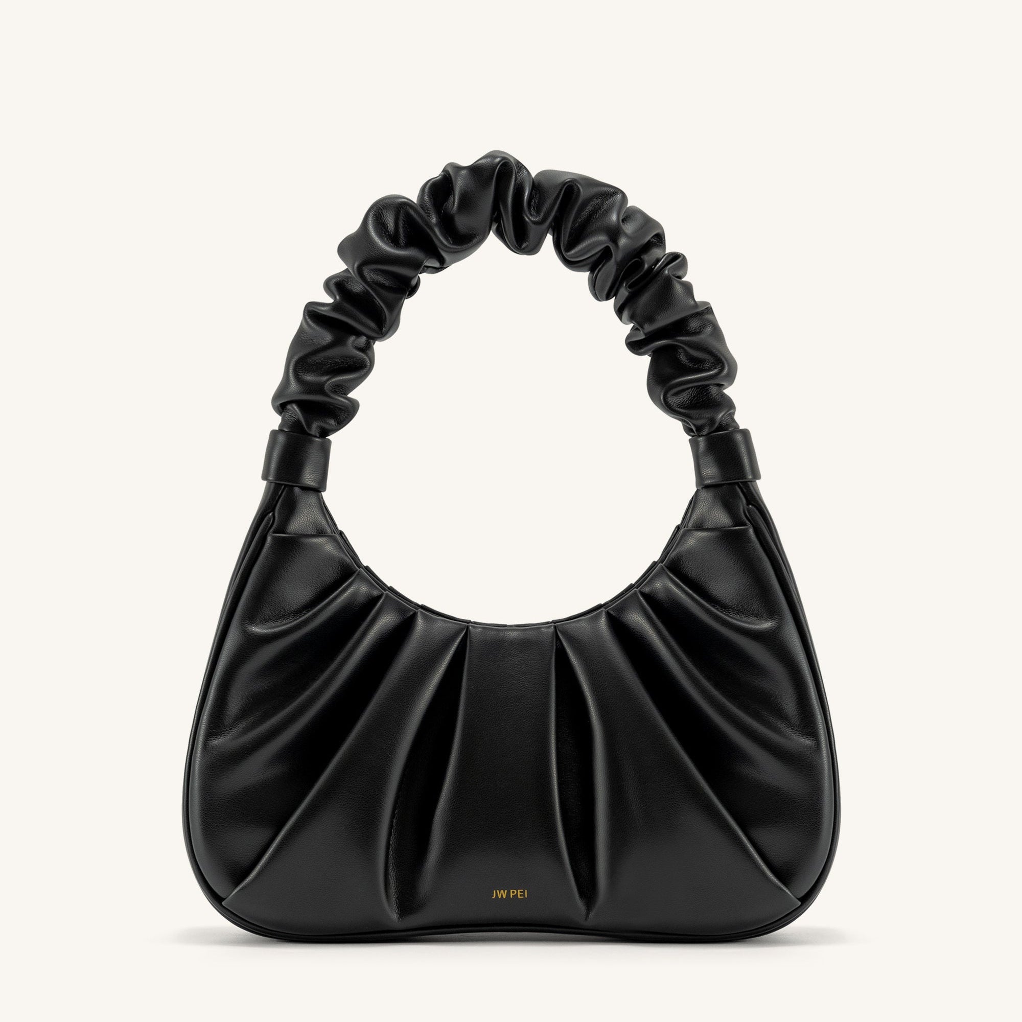 BOLSO FRUNCIDO I Piel negro
