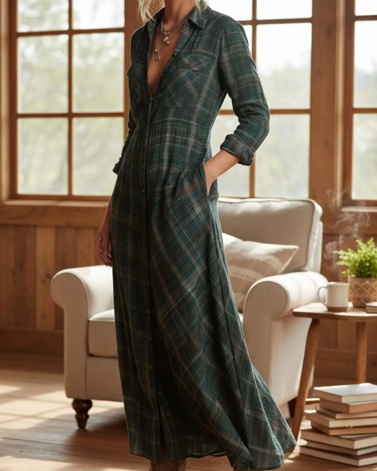 Vestido largo elegante