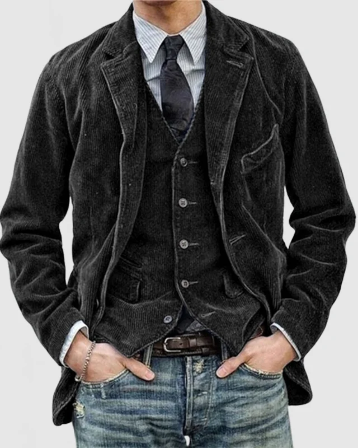 Chaqueta y chaleco vintage