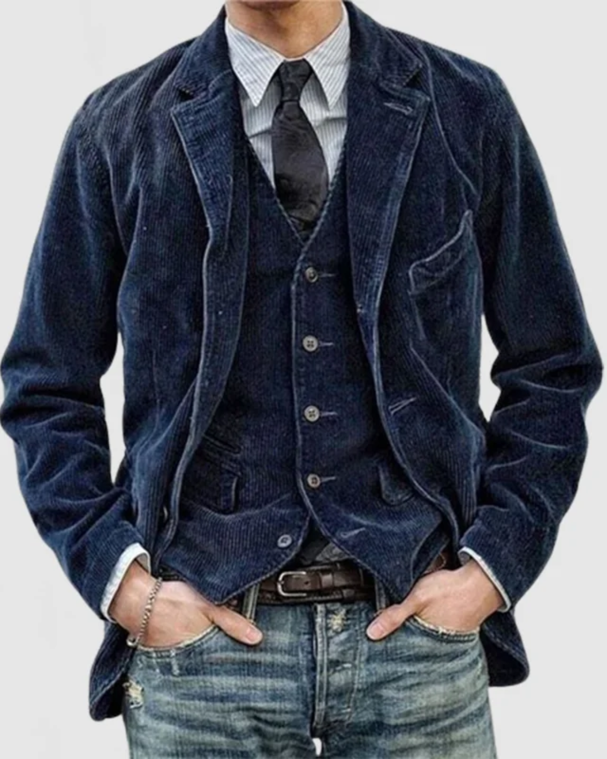Chaqueta y chaleco vintage