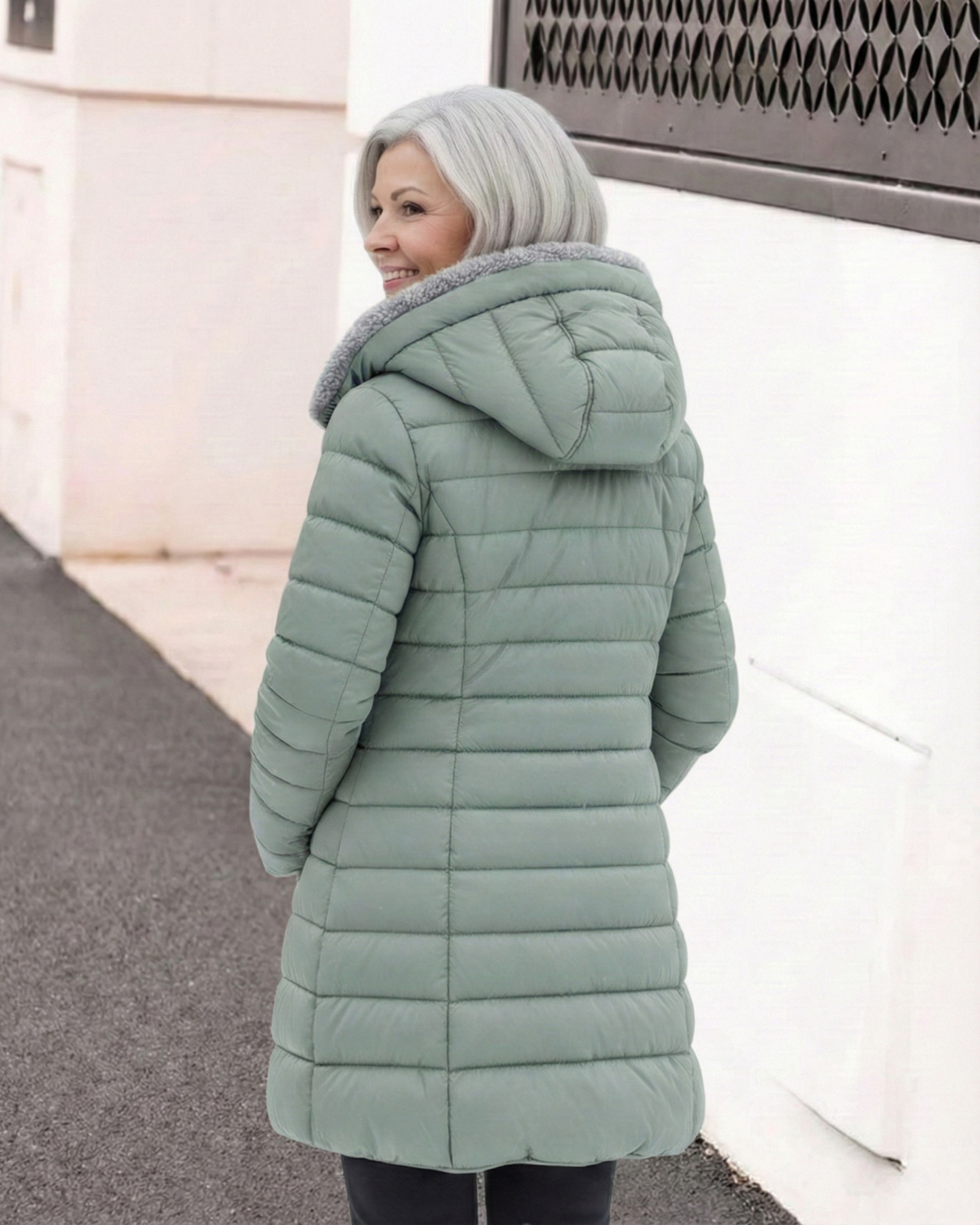 Chaqueta acolchada y forro polar