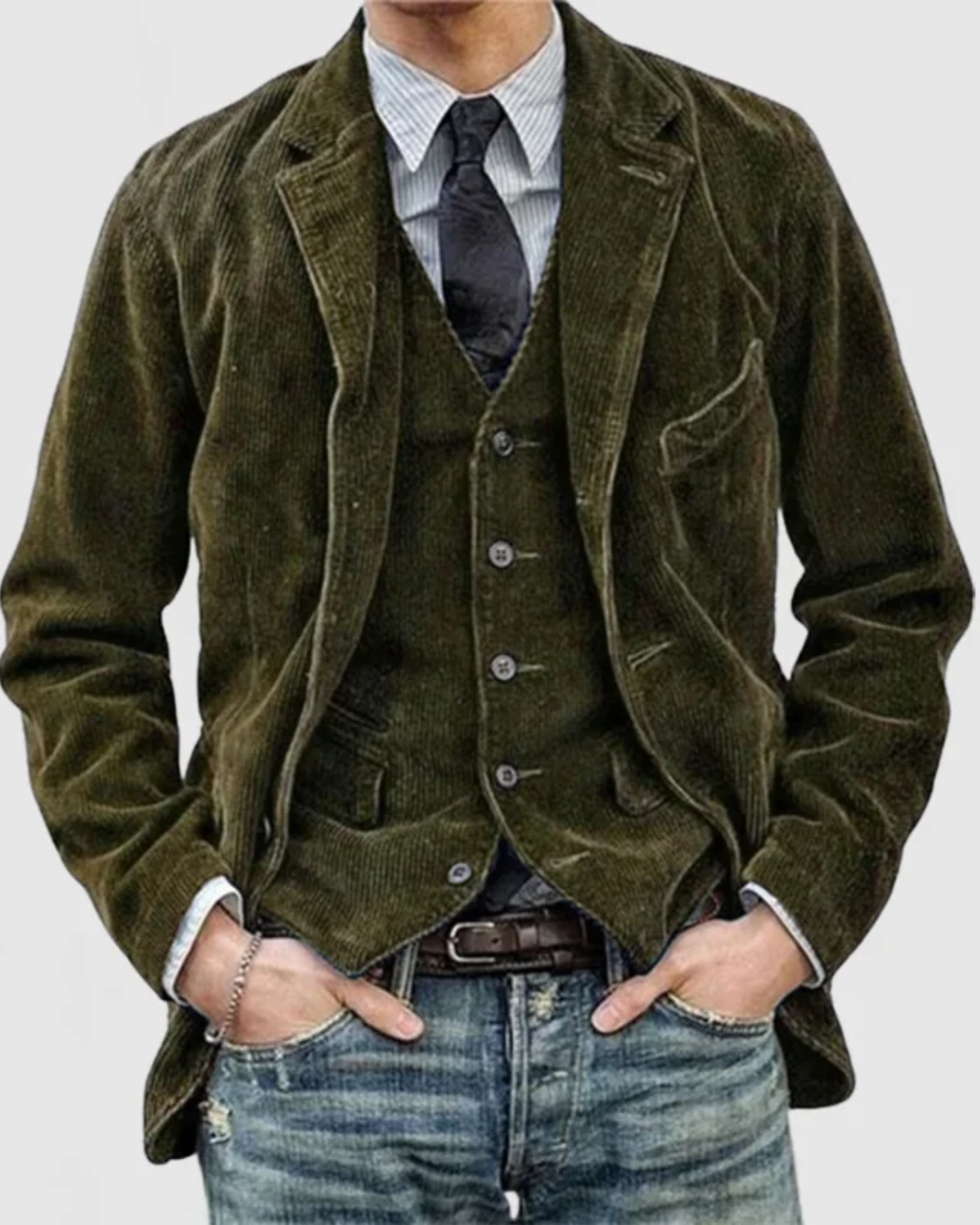 Chaqueta y chaleco vintage