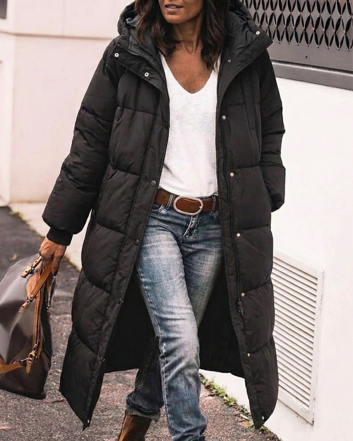 Chaqueta acolchada con capucha