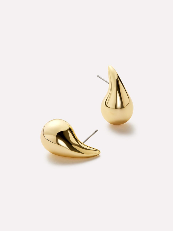 PENDIENTES GOTA ESCULTURAL