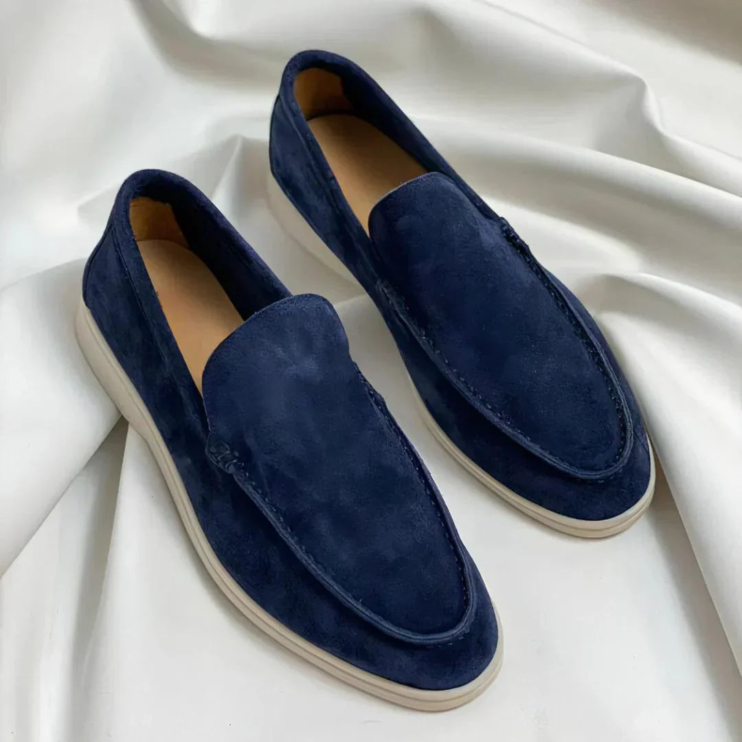 Mocasines de ante