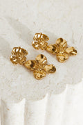 Pendientes chapados en oro de 18k