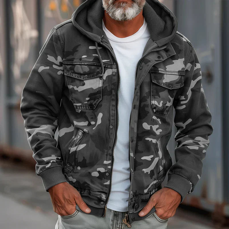 Chaqueta estilo militar