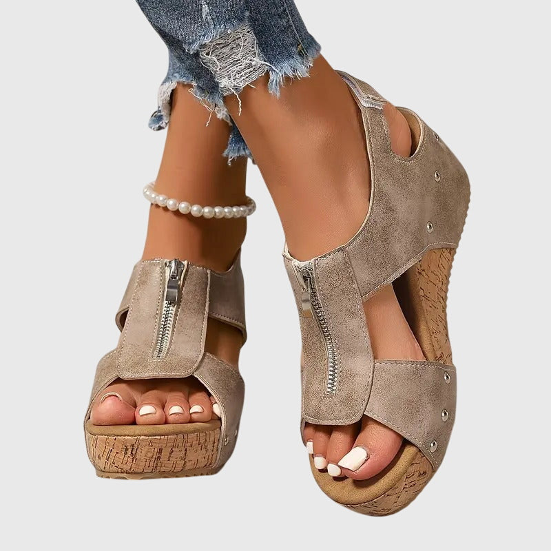 Bridie | Sandalias Ortopédicas Con Plataforma