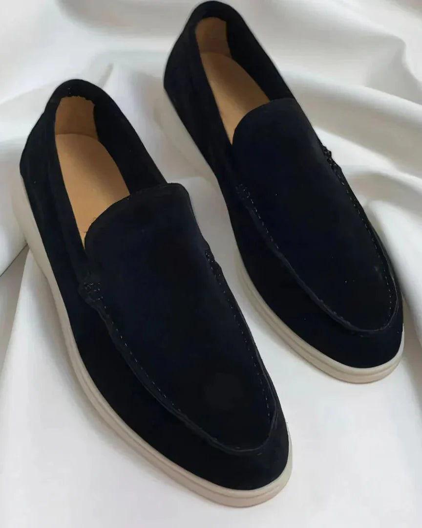 Mocasines de ante