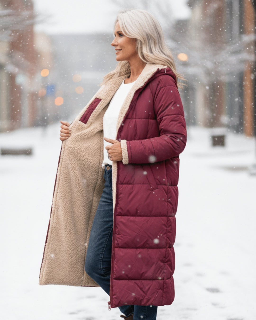 CARLIE I ABRIGO NORDIC REVERSIBLE