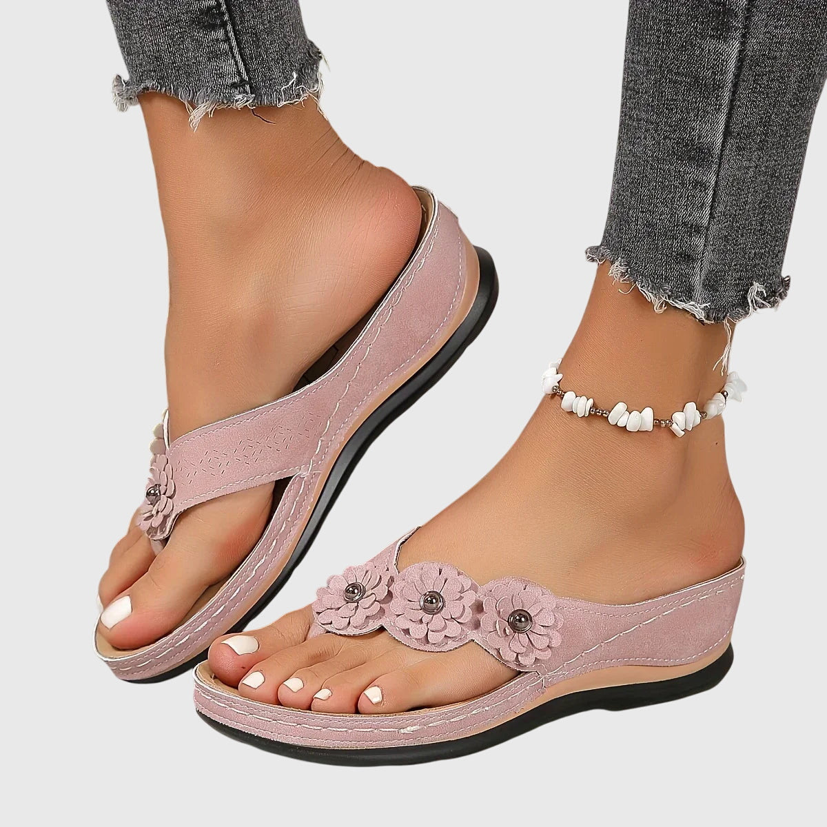 Asha | Sandalias Ortopédicas Florales