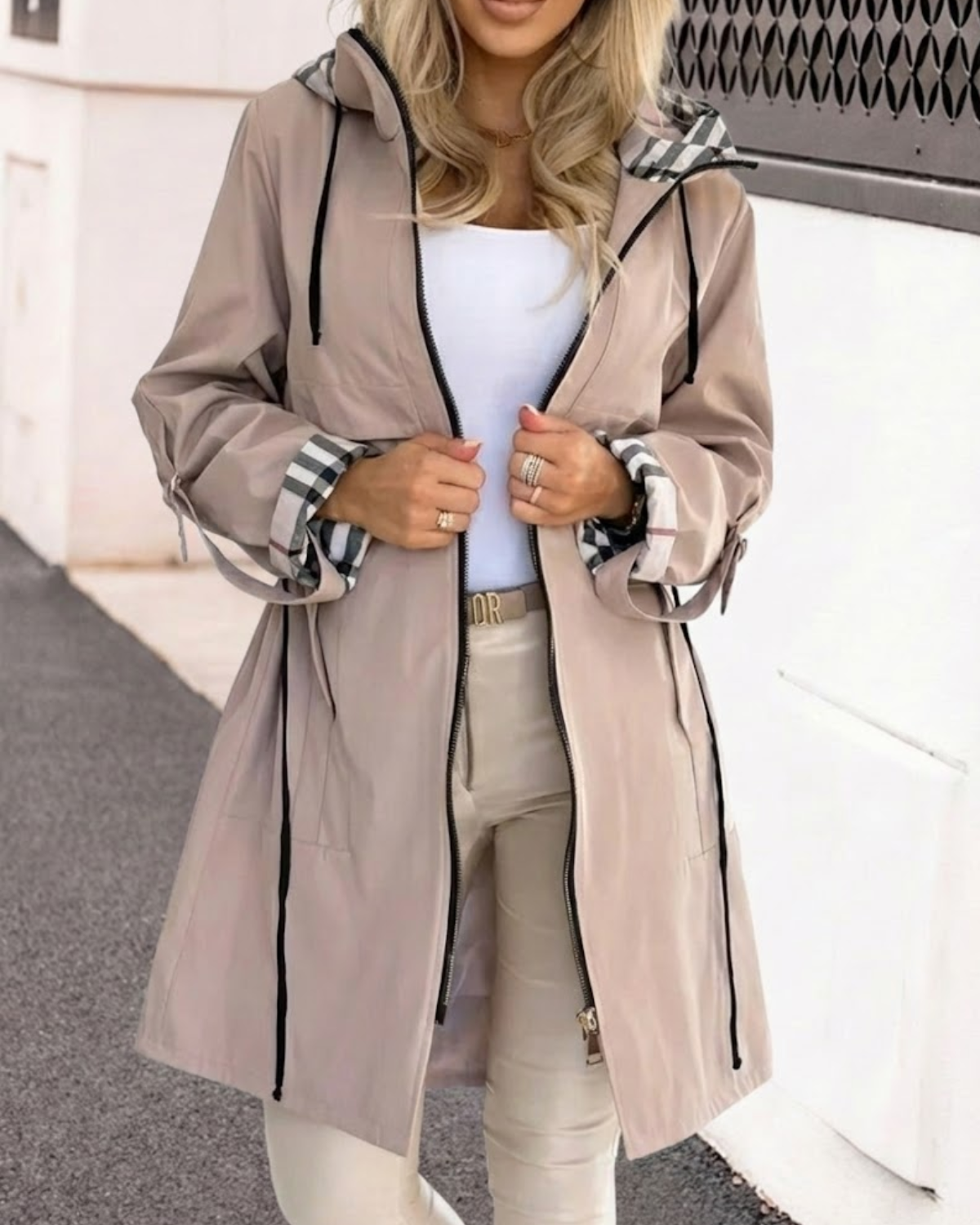 Chaqueta impermeable cortavientos