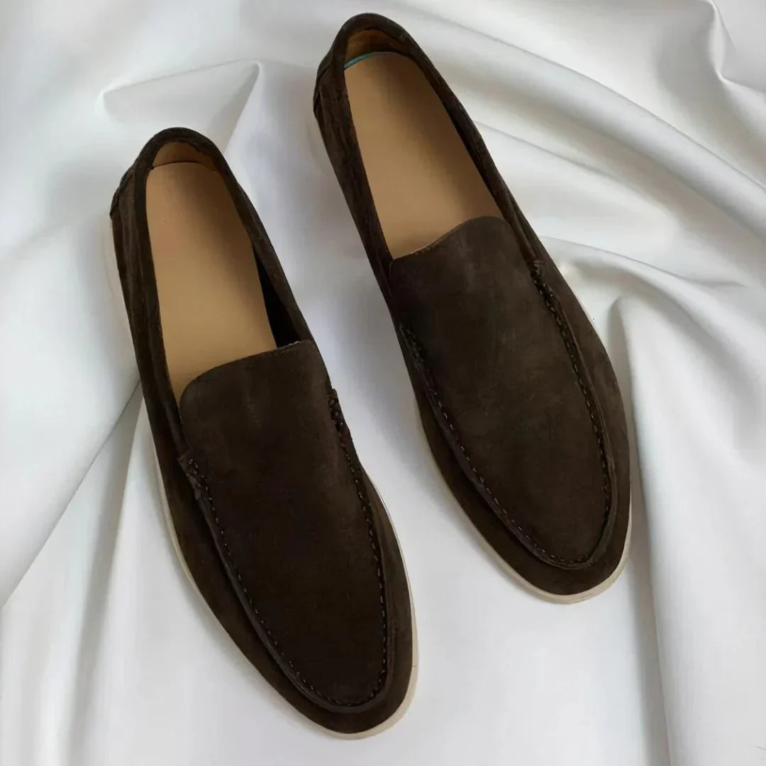 Mocasines de ante