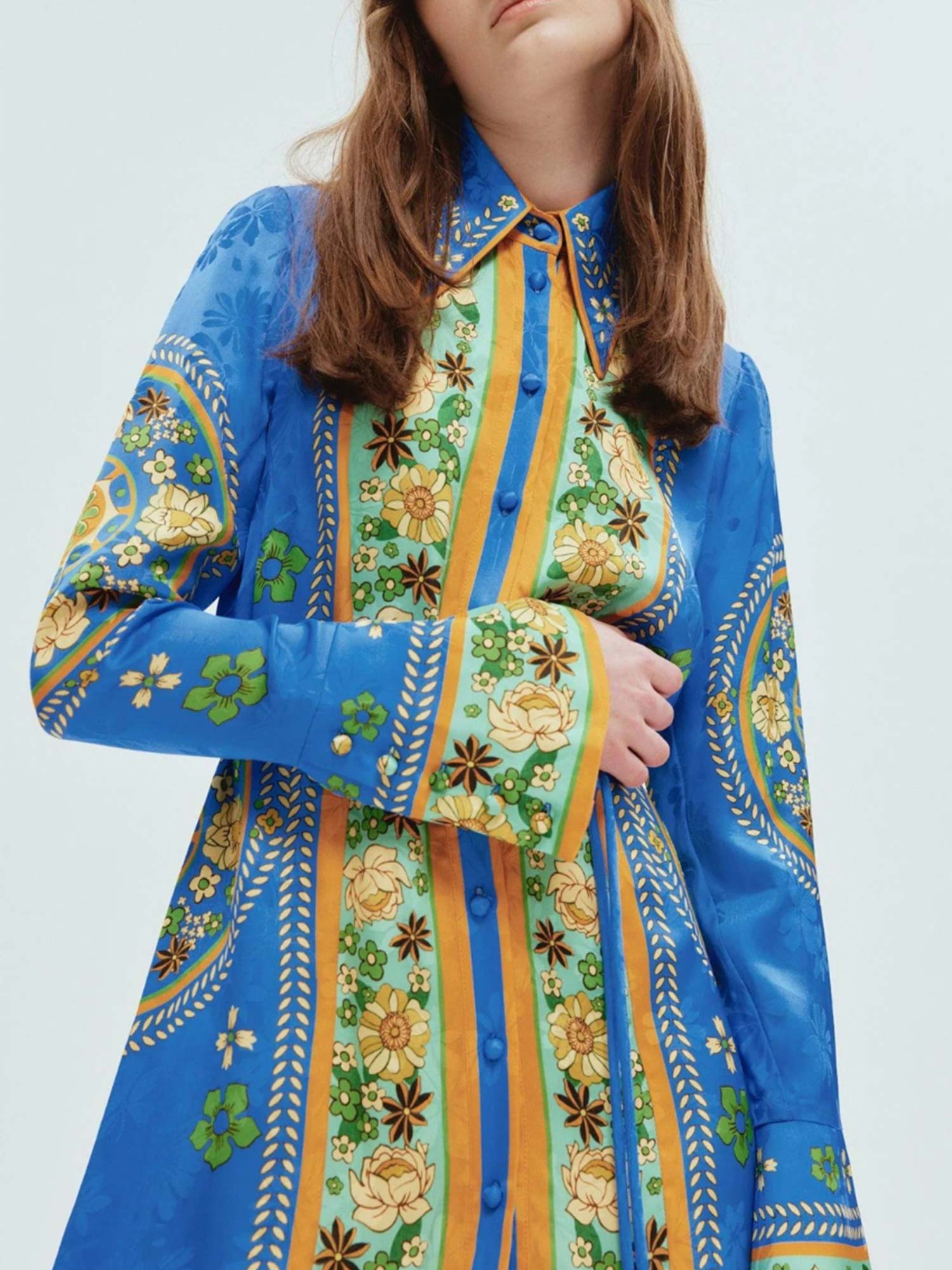 MINI VESTIDO BOHEMIO CON CINTURÓN
