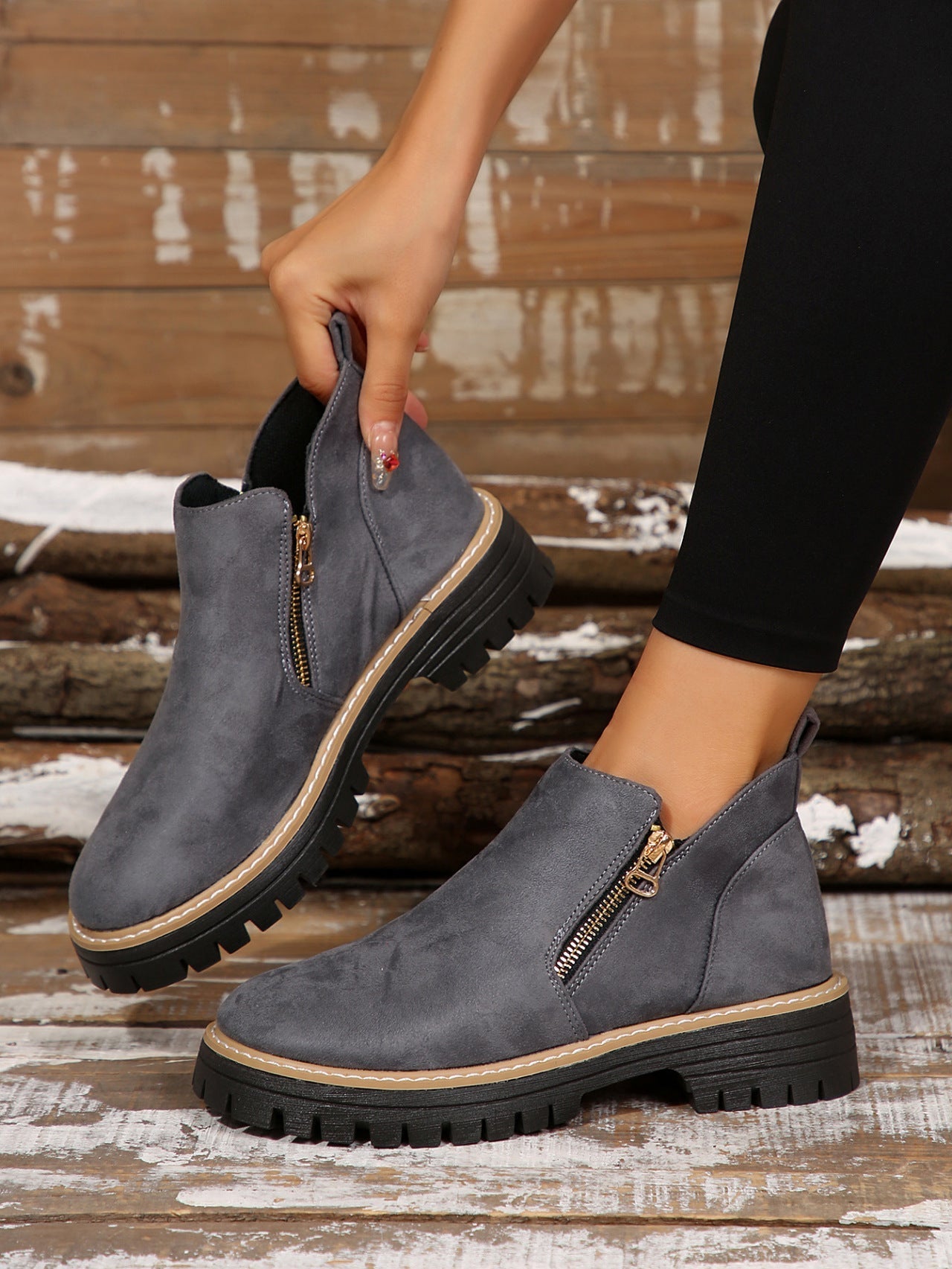 Botas casual con repelente de agua
