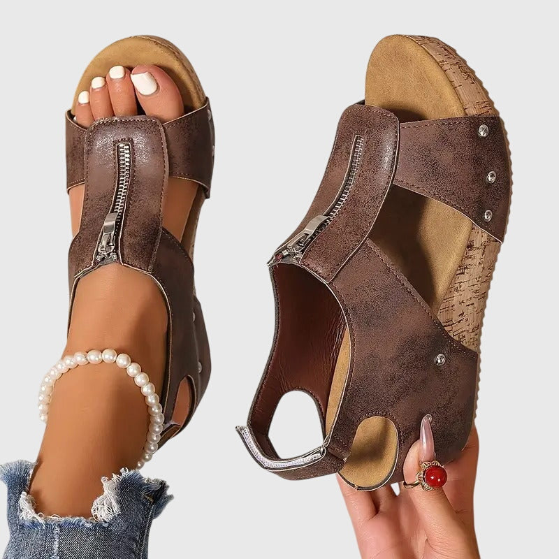 Bridie | Sandalias Ortopédicas Con Plataforma