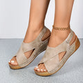 Viviane | Sandalias Ortopédicas Cruzadas Bicolores