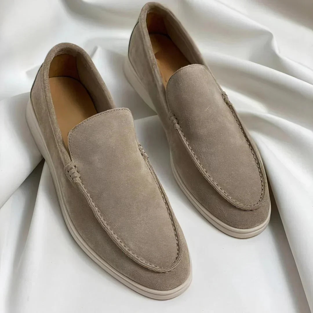 Mocasines de ante