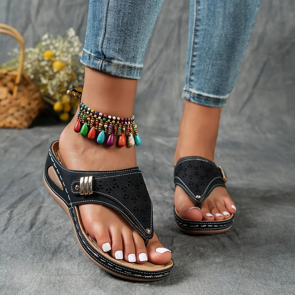 Joséphine | Sandalias Ortopédicas entre los dedos