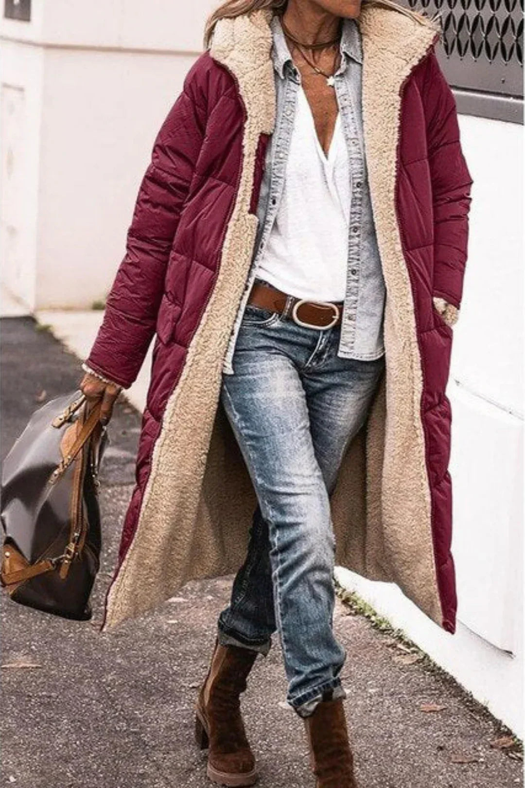 Chaqueta reversible con forro