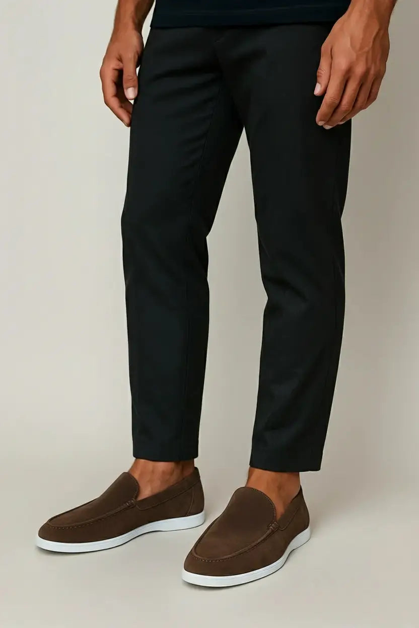 Mocasines de ante
