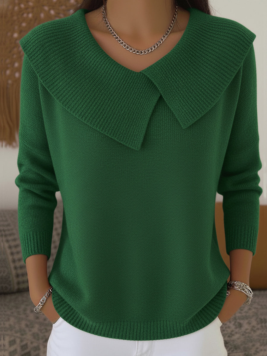 Jersey de lana con cuello suave