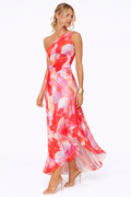 VESTIDO MAXI ASIMÉTRICO ESTAMPADO