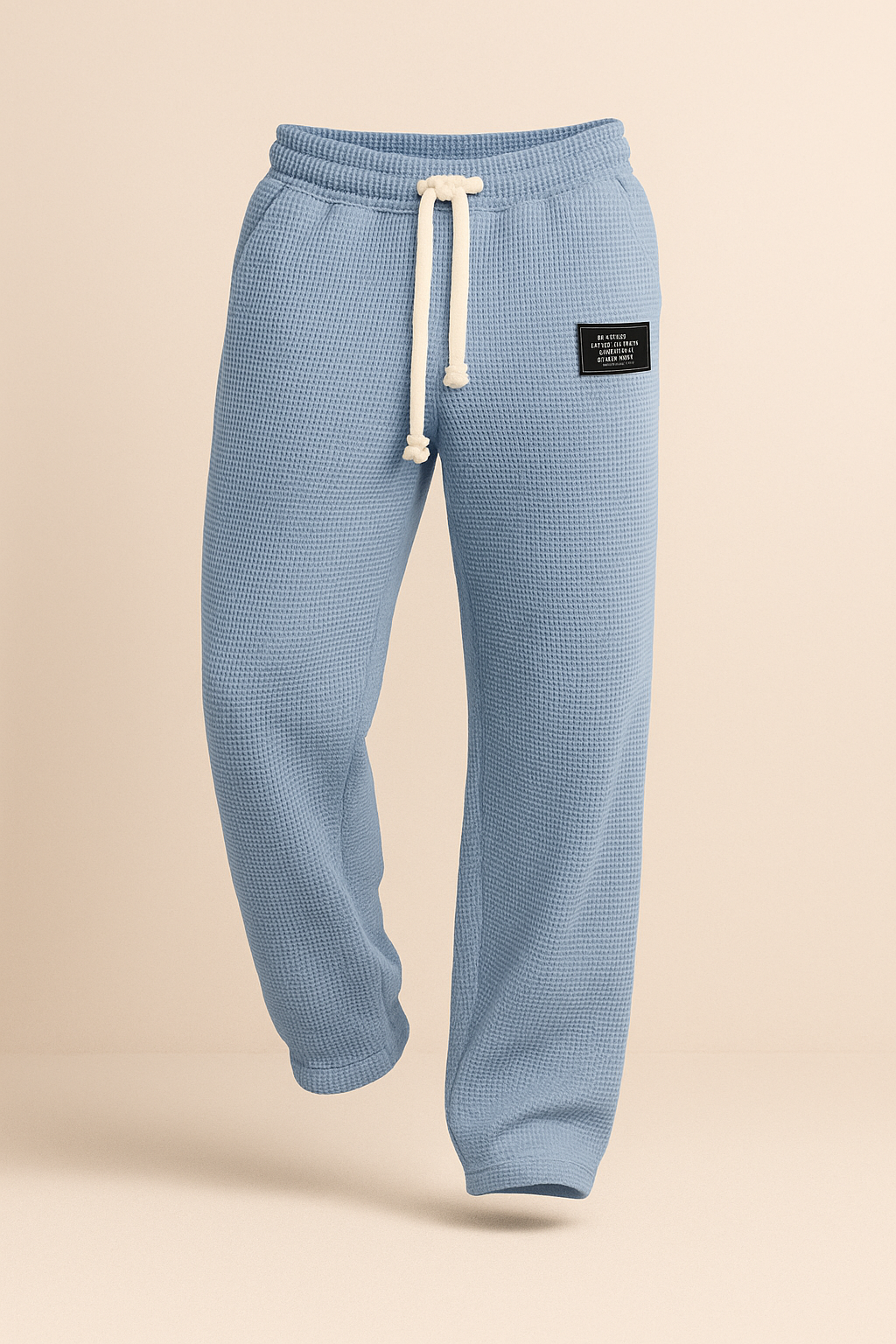 Pantalones con cintura ajustable y pierna ancha