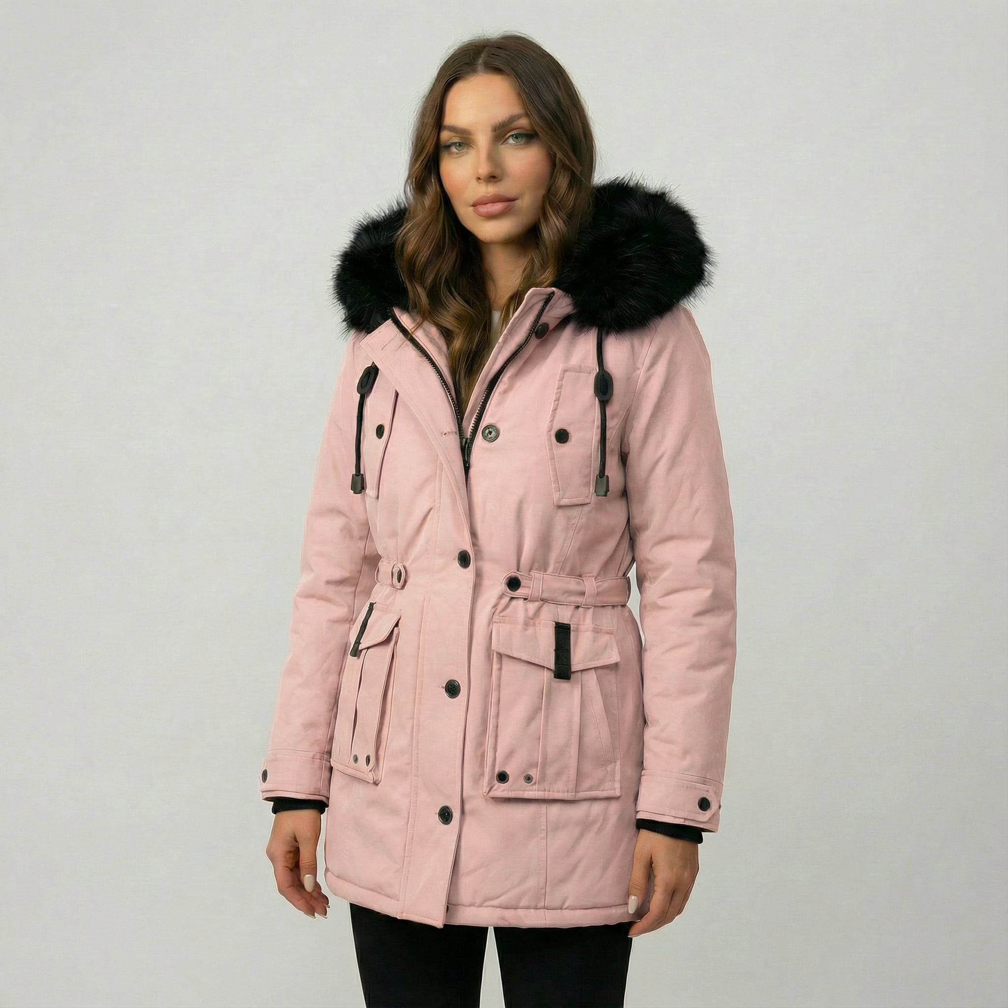 PARKA CON CUELLO