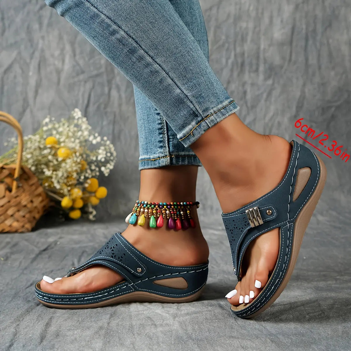Joséphine | Sandalias Ortopédicas entre los dedos