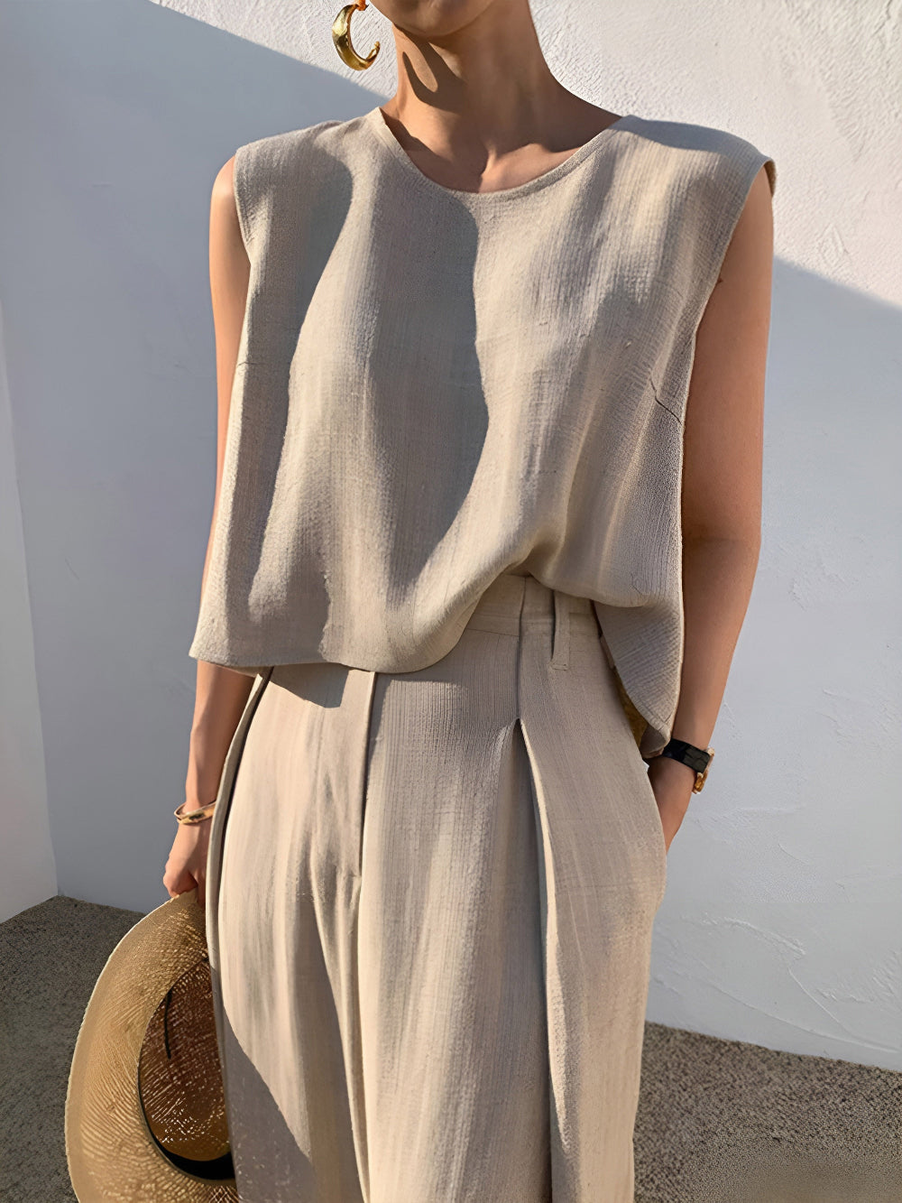 Conjunto de mezcla de lino