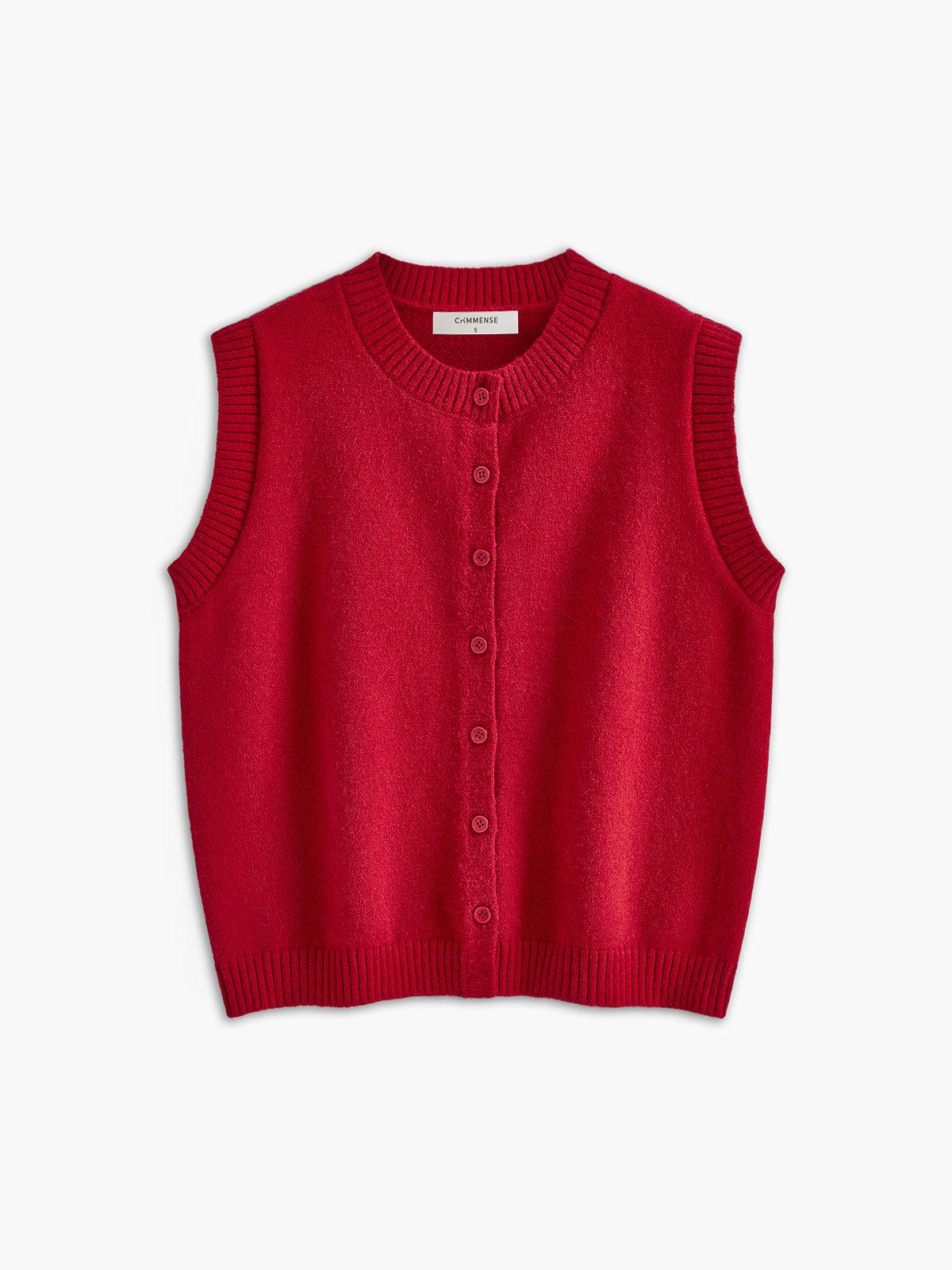 Chaleco informal con botones