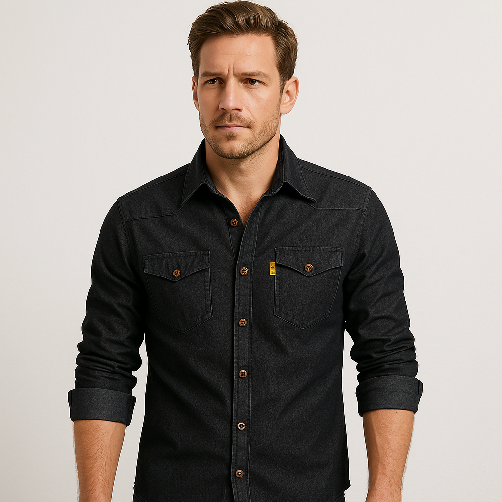 Camisa vaqueta de algodón