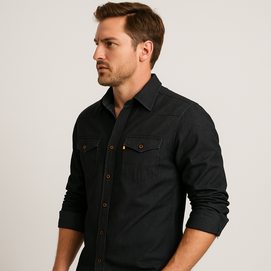 Camisa vaqueta de algodón