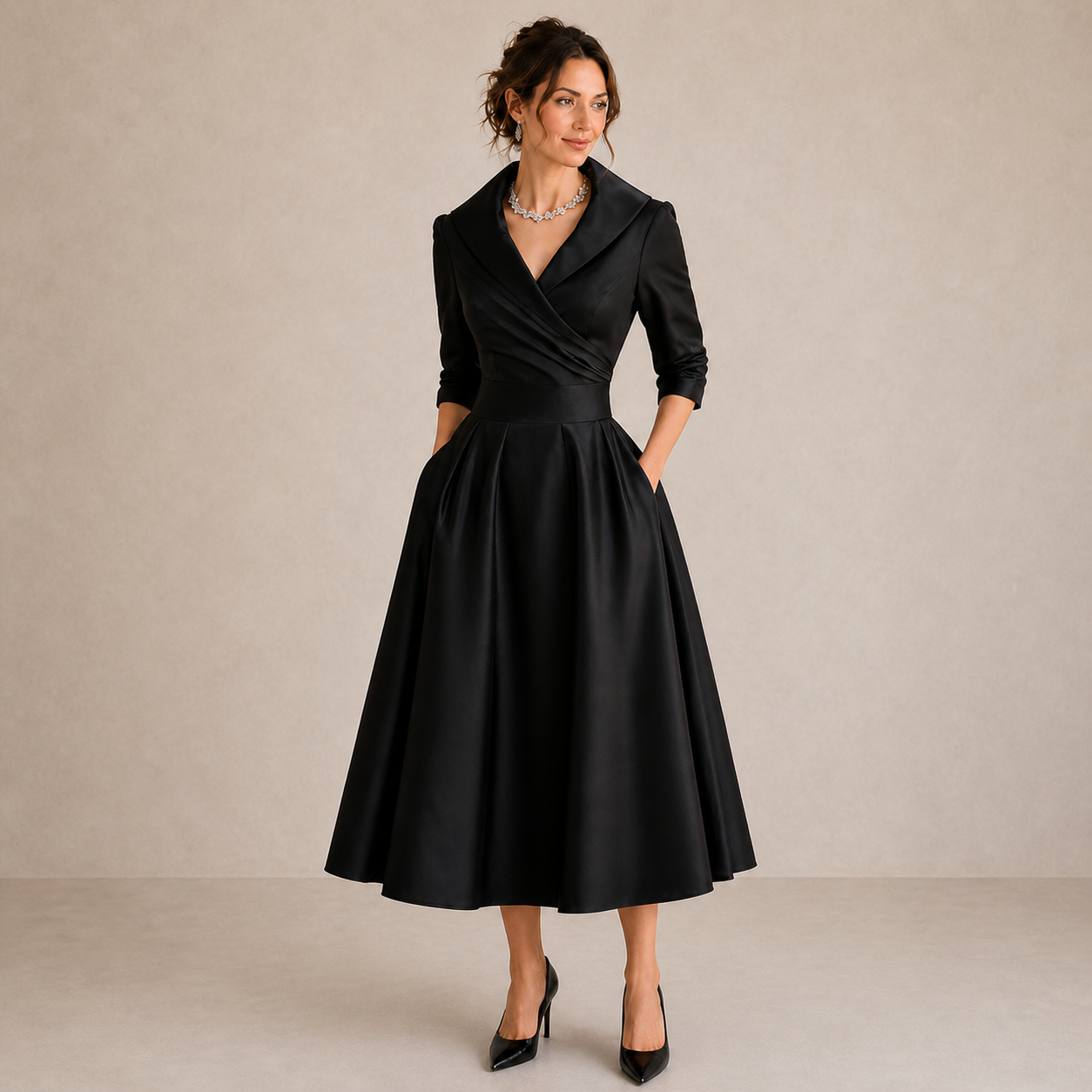 ALICIA | Elegante vestido midi