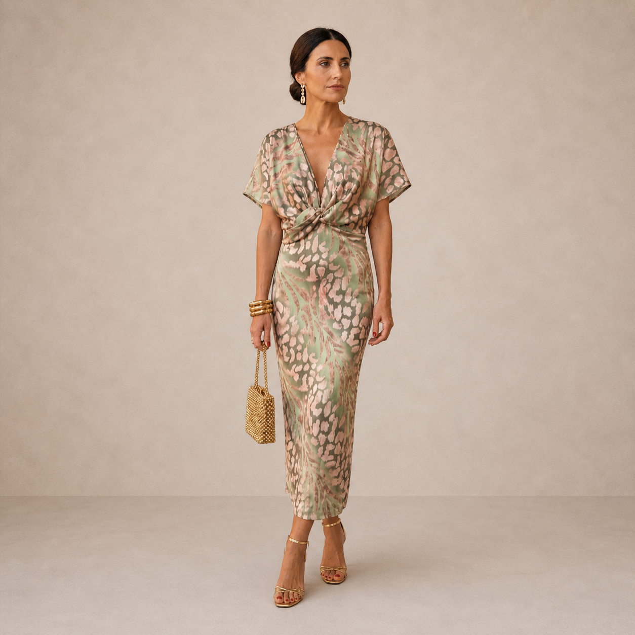 VILANA | Elegante vestido midi