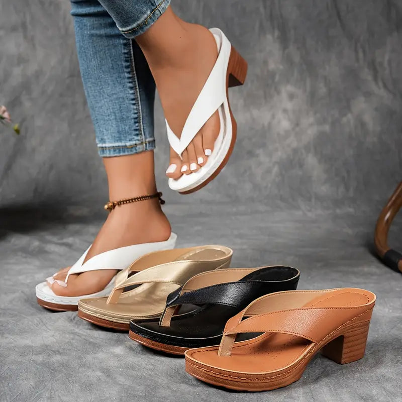 Leona | Sandalias Ortopédicas con Tacón