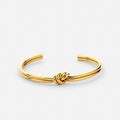 BRAZALETE rígido con nudo