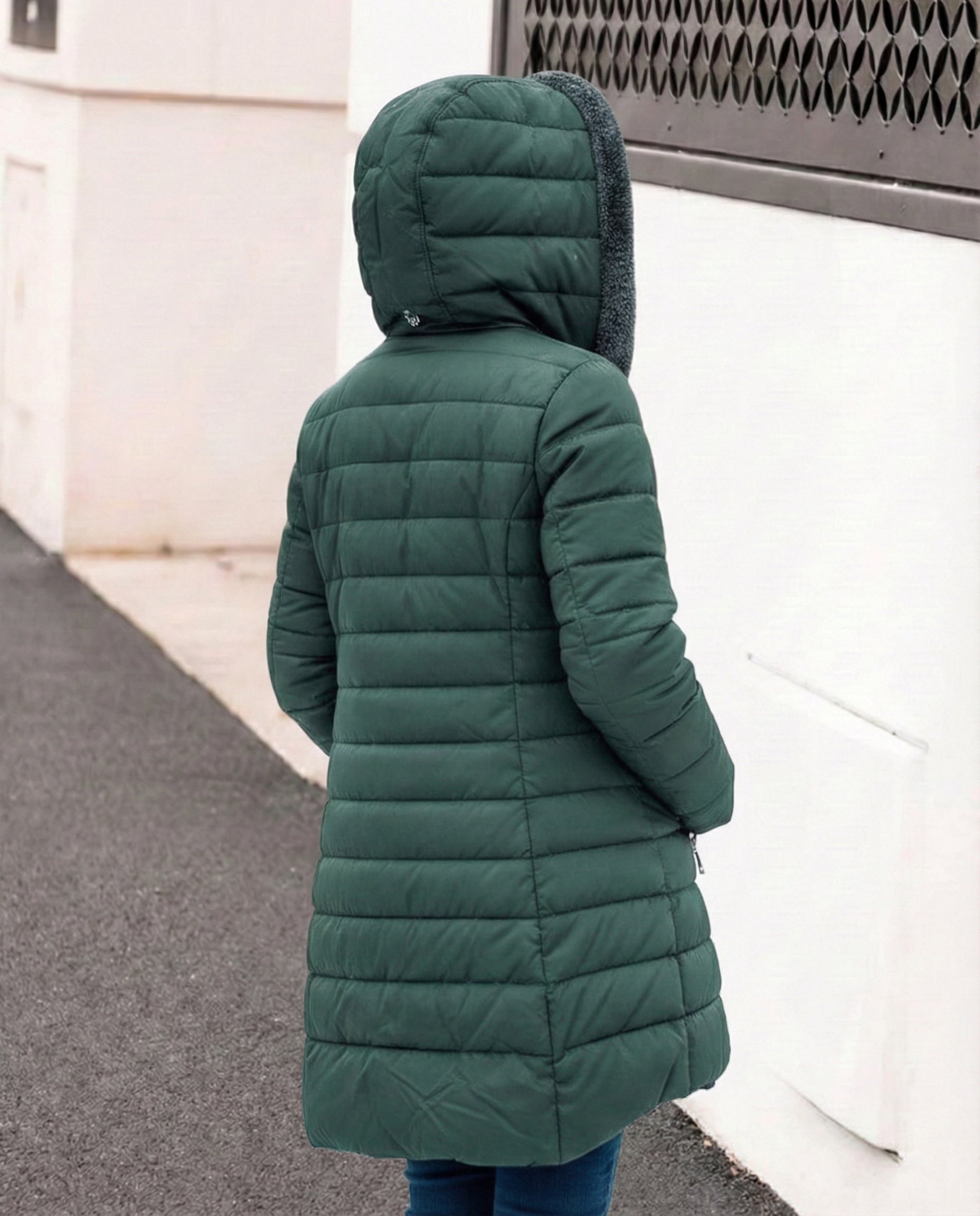 Chaqueta acolchada y forro polar