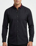 Camisa clásica manga larga hombre