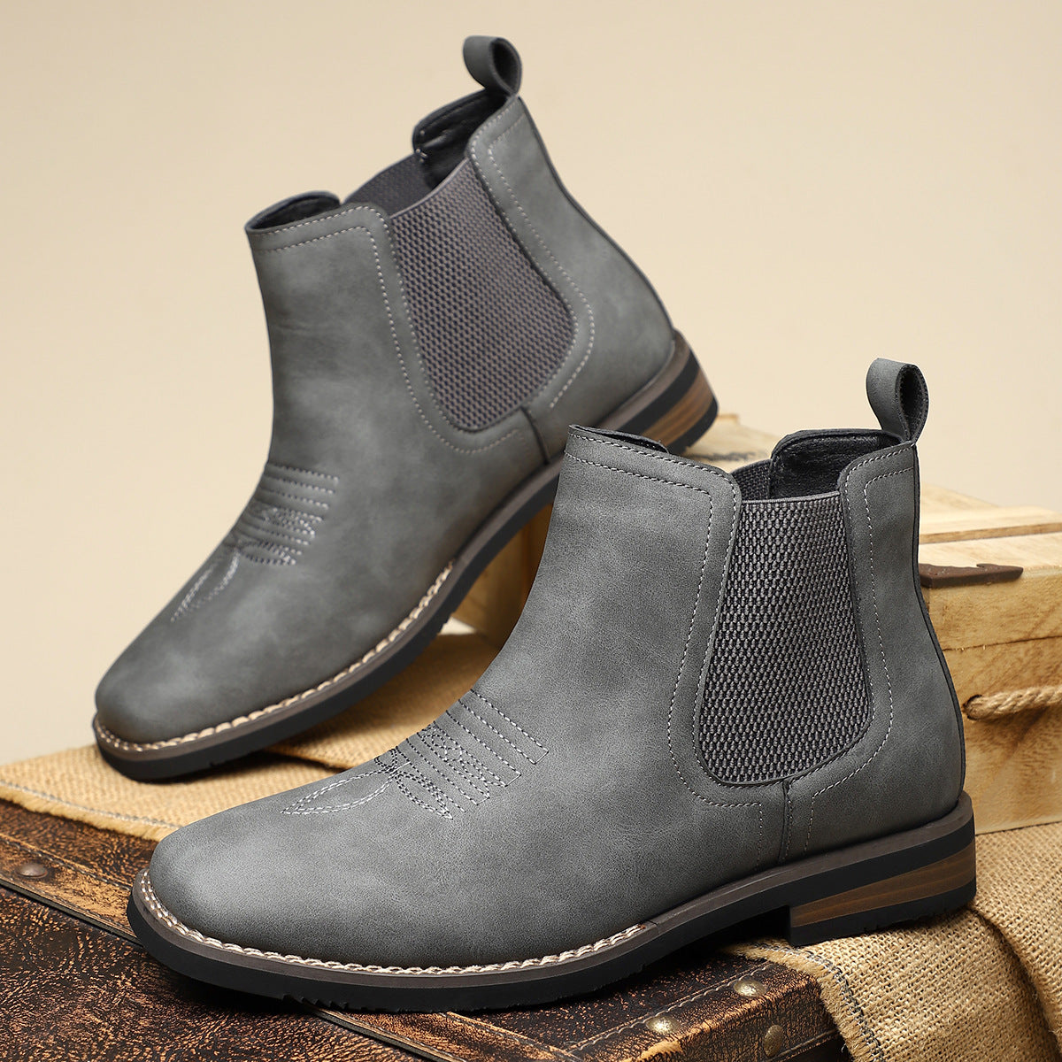 Botas de piel para hombre
