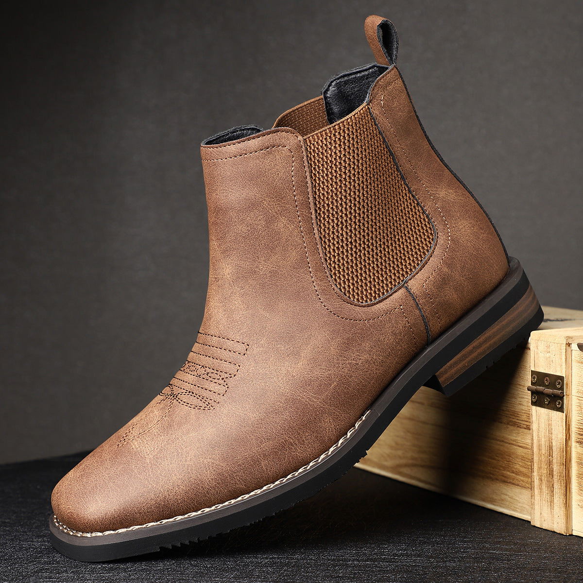 Botas de piel para hombre