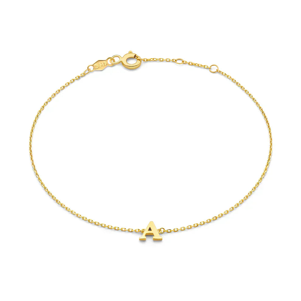 PULSERA MINIMAL CON INICIAL