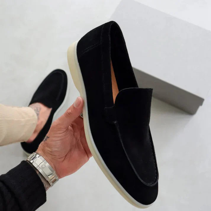 Mocasines de ante