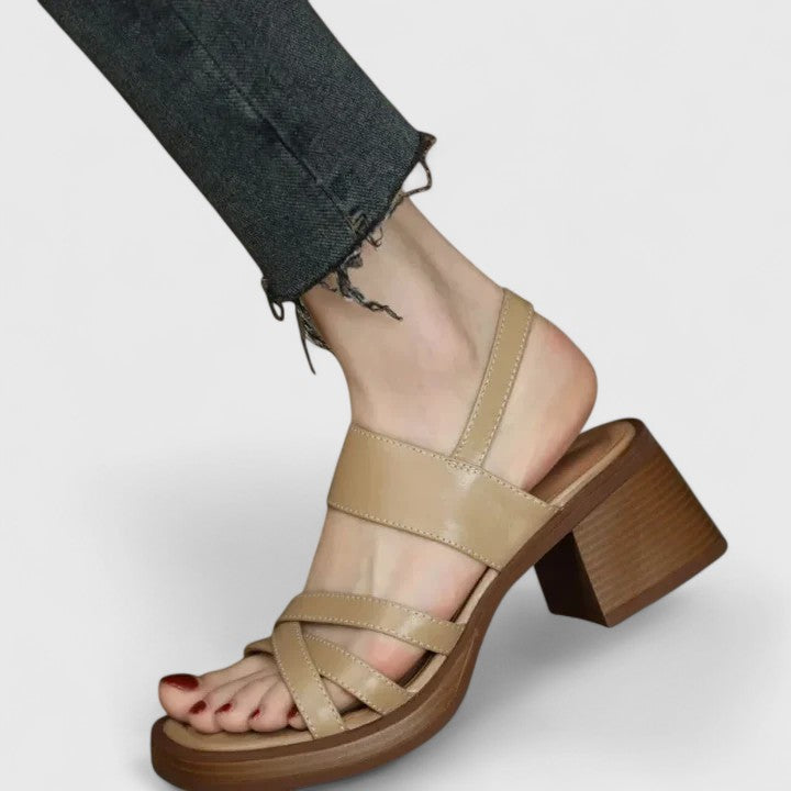 Celeste | Sandalias Ortopédicas con Tacón